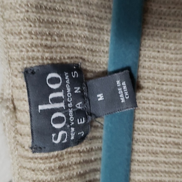 Soho NY&Co. Hooded Long Sweater - Picture 2 of 4